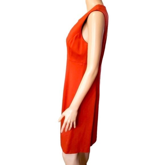 Anne Klein Keyhole Front Detail Sheath Dress Sz 6 - Picture 2 of 11